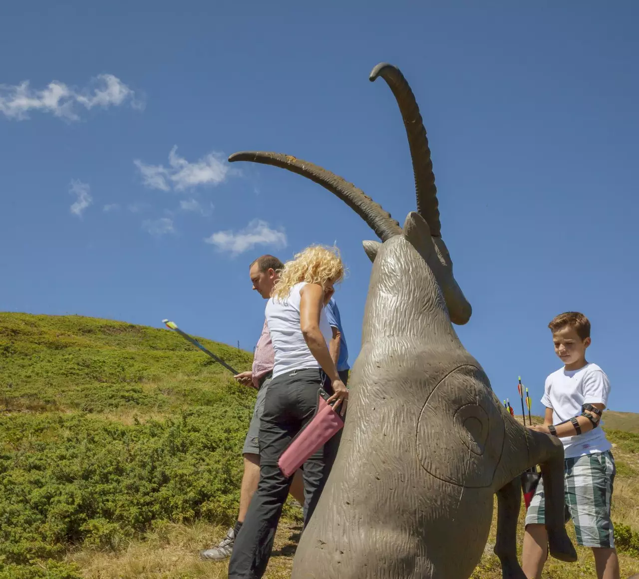 Tiere Bogenparcours Watles